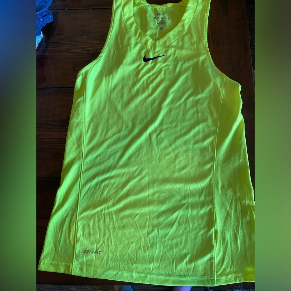 Nike Neon Yellow Tank Top